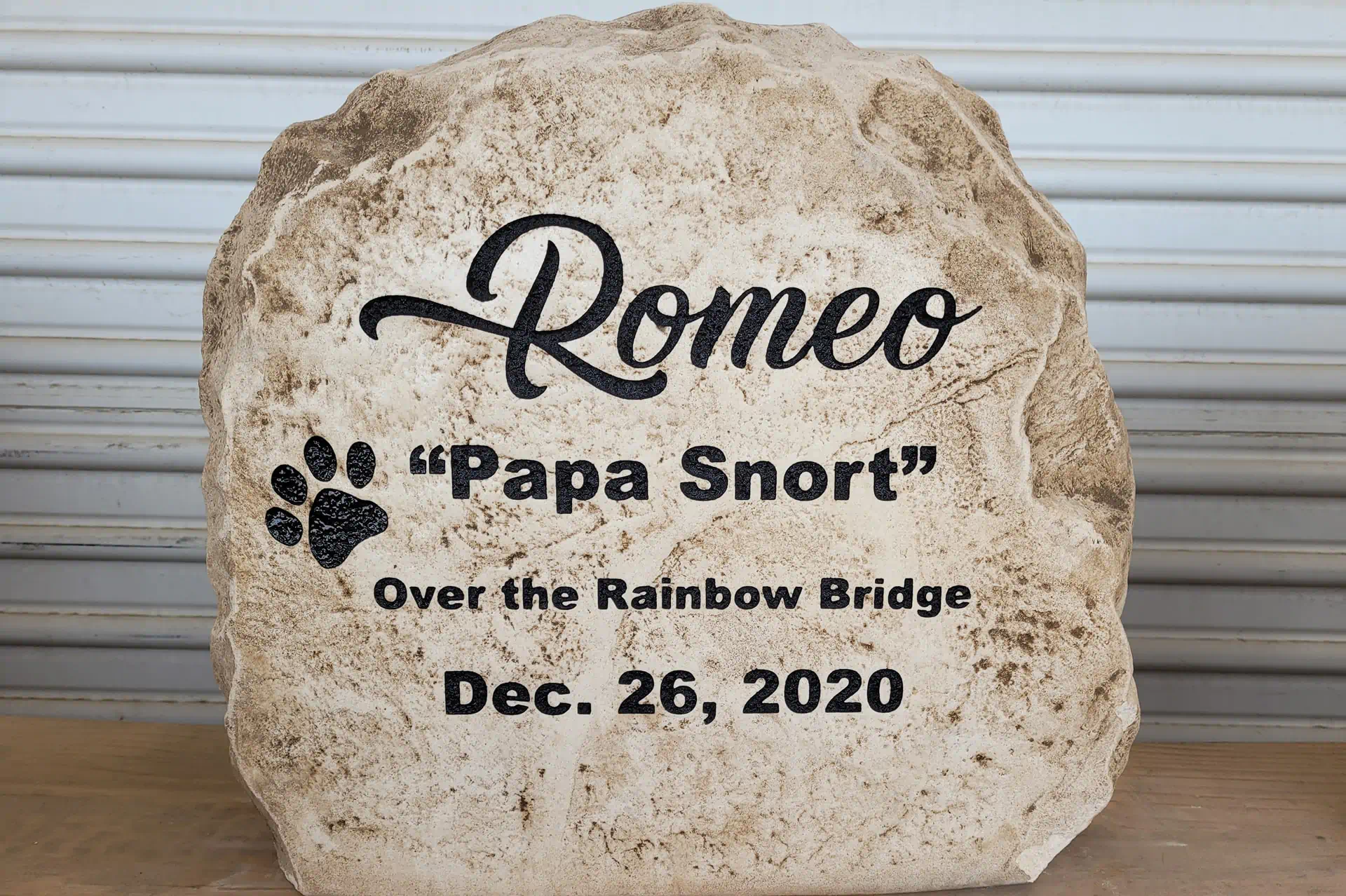 Pet Memorial Boulders